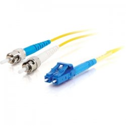 C2G LC-ST 10Gb 50/125 OM3 Duplex Multimode PVC Fiber Optic Cable (LSZH) - Cabo de rede - ST multi-modos (M) para multi-modo LC 