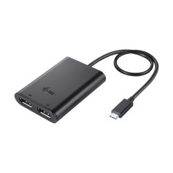 Adaptador i-tec USB-C duplo Displayport Video 4K/60Hz (único 8K/30Hz) C31DUAL4K60DP