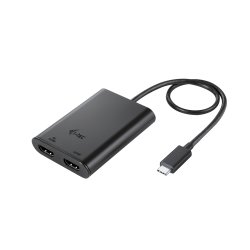 Adaptador i-tec USB-C duplo HDMI Video 4K/60Hz (único 8K/30Hz) C31DUAL4K60HDMI