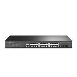 Switch TP-Link gerenciado JetStream 24 Portas Gigabit L2+ com 4 slots SFP+ de 10GE SG3428X