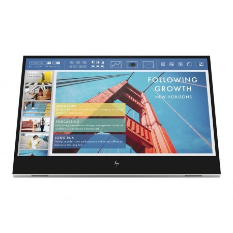 HP E14 G4 Portable - Monitor LED - 14" - portátil - 1920 x 1080 Full HD (1080p) @ 60 Hz - IPS - 400 cd/m² - 800:1 - 5 ms - 2xUS