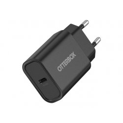 OtterBox - Adaptador de alimentação - 20 Watt - PD (24 pin USB-C) - preto 78-81338