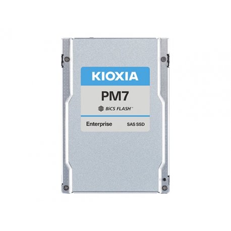 KIOXIA PM7-V Series KPM7VVUG1T60 - SSD - Enterprise - encriptado - 1600 GB - interna - 2.5" - SAS 24Gb/s - Self-Encrypting Driv