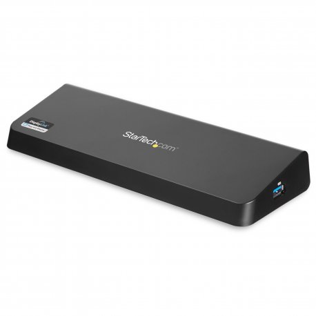 StarTech.com USB 3.0 Docking Station Dual Monitor with HDMI & 4K DisplayPort, 4x USB-A, Gigabit Ethernet, USB Type A Universal 