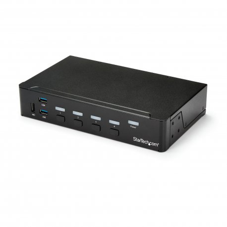 StarTech.com 4 Port HDMI KVM - HDMI KVM Switch - 1080p - USB 3.0 & Audio Support - KVM Video Switch (SV431HDU3A2) - Chave de KV