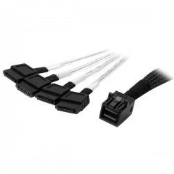 StarTech.com 1m Internal Mini SAS to SATA Cable - SFF-8643 to 4x SATA (SAS43SAT1M) - Cabo SATA / SAS - 4x Mini SAS HD (SFF-8643