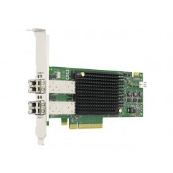 Emulex LPe31002 Gen 6 (16Gb), dual-port HBA (upgradeable to 32Gb) - Adaptador de bus de host - PCIe 3.0 x8 - 16Gb Fibre Channel