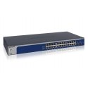 NETGEAR Plus XS724EM - Interruptor - inteligente - 22 x 100/1000/2.5G/5G/10GBase-T + 2 x combinado SFP+ 10 Gigabit - desktop, m