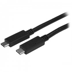 StarTech.com USB 3.1 Type C Cable - 6 ft / 2m - with Power Delivery (USB PD) - Power Pass Through Charging - USB Charger (USB31