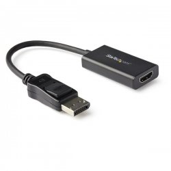 StarTech.com DisplayPort to HDMI Adapter, 4K 60Hz HDR10 Active DisplayPort 1.4 to HDMI 2.0b Video Converter, 4K DP to HDMI Adap