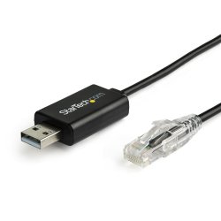 StarTech.com 6 ft (1.8 m) Cisco USB Console Cable - USB to RJ45 Rollover Cable - 460Kbps - Windows, Mac and Linux Compatible - 