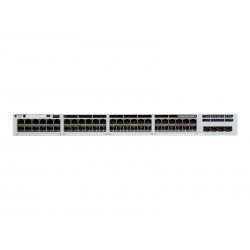 Cisco Catalyst 9300L - Network Essentials - interruptor - L3 - 48 x 10/100/1000 (PoE+) + 4 x 10 Gigabit SFP+ (uplink) - montáve