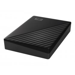 WD My Passport WDBPKJ0040BBK - Disco rígido - encriptado - 4 TB - externa (portátil) - USB 3.2 Gen 1 - 256-bits AES - preto WDB