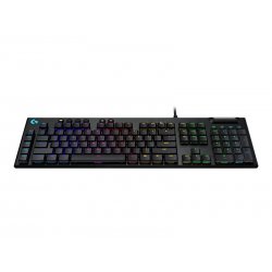 Logitech Gaming G815 - Teclado - iluminado - USB - Padrão internacional americano - interruptor: GL Tactile - preto 920-008992