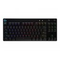 Logitech G Pro Mechanical Gaming Keyboard - Teclado - luz traseira - USB - AZERTY - Francês - interruptor: GX Blue Clicky - pre