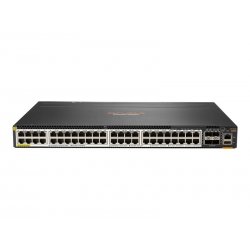 HPE Aruba 6300M - Interruptor - L3 - Administrado - 48 x 100/1000/2.5G/5G (PoE+) + 4 x 1 Gigabit / 10 Gigabit / 25 Gigabit / 50