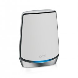 NETGEAR Orbi RBS850 - Extensão de alcance de Wi-Fi - 4 portas - 1GbE - Wi-Fi 6 - 2.4 GHz, 5 GHz - secretária RBS850-100EUS