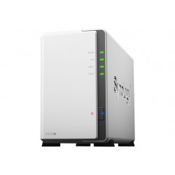 Synology Disk Station DS220j - Servidor NAS - 2 baias - SATA 6Gb/s - RAID (expansão de disco rígido) RAID 0, 1, JBOD - RAM 512 