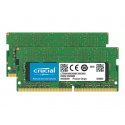 Crucial - DDR4 - kit - 8 GB: 2 x 4 GB - SO DIMM 260-pinos - 2666 MHz / PC4-21300 - CL19 - 1.2 V - unbuffered - sem ECC CT2K4G4S