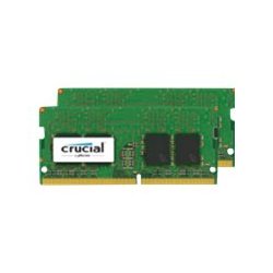 Crucial - DDR4 - kit - 16 GB: 2 x 8 GB - SO DIMM 260-pinos - 2400 MHz / PC4-19200 - CL17 - 1.2 V - unbuffered - sem ECC CT2K8G4