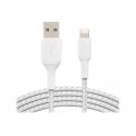 Belkin BOOST CHARGE - Cabo Lightning - Lightning macho para USB macho - 1 m - branco CAA002BT1MWH