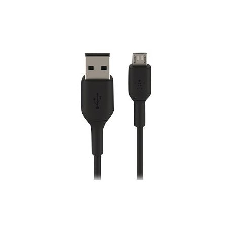 Belkin BoostCharge - Cabo USB - Micro USB Tipo B (M) para USB (M) - 1 m - preto CAB005BT1MBK