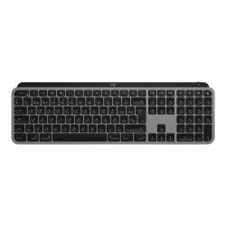 Logitech MX Keys for Mac - Teclado - retroiluminação - Bluetooth, 2.4 GHz - QWERTY - Espanhol - cinzento espaço 920-009842