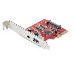 StarTech.com 2-Port 10Gbps USB-A & USB-C PCIe Card, USB 3.1 Gen 2 PCI Express Type C/A Host Controller Card Adapter, USB 3.2 Ge