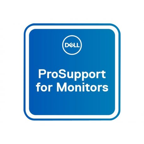 Dell Atualizar de 3 Anos Basic Advanced Exchange para 3 Anos ProSupport for monitors - Contrato extendido de serviço - substitu