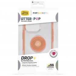 Otter+Pop Symmetry Clear iPhone 13 Pro Melondramatic - clear/coral 77-84523