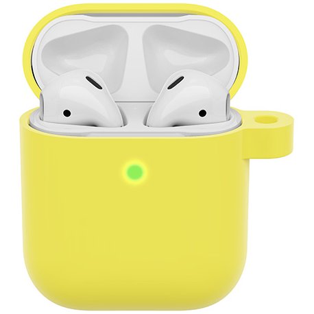 OtterBox - Bolsa para estojo de carregamento de auriculares sem fios - policarbonato, borracha sintéctica - lemondrop (amarelo)