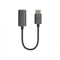 Belkin - Adaptador de vídeo - DisplayPort macho para HDMI fêmea - 22.05 cm - preto - ativo AVC011BTSGY-BL