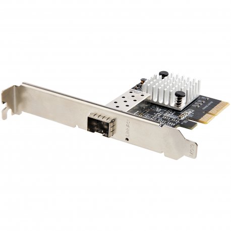 StarTech.com 10G PCIe SFP+ Card, Single SFP+ Port Network Adapter w/ Low Profile, Open SFP+ for MSA-Compliant Modules / Direct-