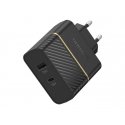 OtterBox Premium - Adaptador de alimentação - propack - 30 Watt - 3 A - Apple Fast Charge, Fast Charge, PD 3.0 - 2 conectores d