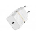 OtterBox - Adaptador de alimentação - propack - 20 Watt - 3 A - Apple Fast Charge, Fast Charge, PD 3.0 (24 pin USB-C) - branco 