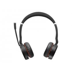 Jabra Evolve 75 SE MS Stereo - Auscultadores - no ouvido - bluetooth - sem fios - cancelamento de ruído activo - USB - com supo