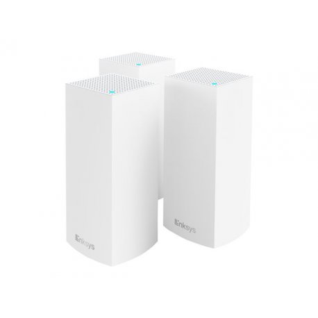 Linksys Atlas 6 - Sistema Wi-Fi - (3 routers) - até 6000 pés quadrados - rede 1GbE - Wi-Fi 6 - Dual Band - com 3 anos de Assist