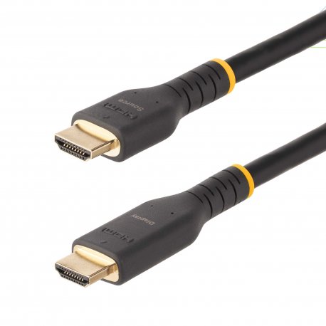 StarTech.com 30ft (10m) Active HDMI Cable w/ Ethernet - HDMI 2.0 4K 60Hz UHD - Rugged HDMI Cord w/ Aramid Fiber - Durable High 