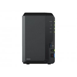 Synology Disk Station DS223 - Servidor NAS - 2 baias - SATA 6Gb/s - RAID (expansão de disco rígido) RAID 0, 1, JBOD - RAM 2 GB 