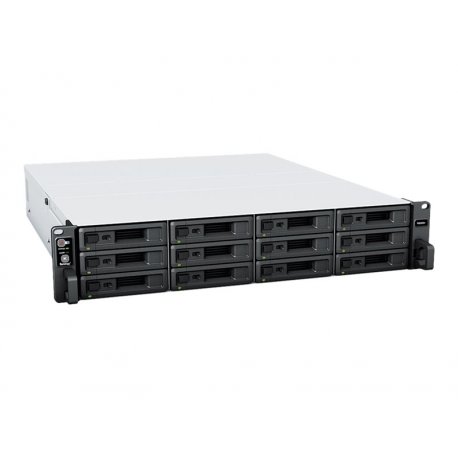 Synology RackStation RS2423+ - Servidor NAS - 12 baias - montável em bastidor - SATA 6Gb/s - RAID (expansão de disco rígido) RA