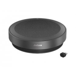 Jabra Speak2 75 UC - Altifalante mãos livres - bluetooth - sem fios - USB-C, USB-A - cinza escuro - Certificação Zoom, Cisco We