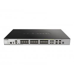 D-Link DGS 3630-28SC - Interruptor - L3 - Administrado - 20 x Gigabit SFP + 4 x 1000Base-T combinado + 4 x 10 Gigabit SFP+ - mo