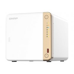 QNAP TS-462 - Servidor NAS - 4 baias - SATA 6Gb/s - RAID (expansão de disco rígido) RAID 0, 1, 5, 6, 10, JBOD - RAM 4 GB - 2.5 