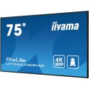 iiyama ProLite TE7512M1S-B1AG - 105" Classe Diagonal - sinalização digital interativa 5120 x 2160 TE7512M1S-B1AG?EA