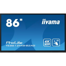 iiyama ProLite TE8612MIS-B2AG - 86" Classe Diagonal (85.6" visível) monitor plano LCD - sinalização digital interativa - com ec