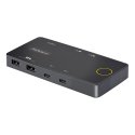 StarTech.com 2-Port USB-C KVM Switch, Single-4K 60Hz HDMI Monitor, Dual-100W Power Delivery Pass-through Ports, Bus Powered, US