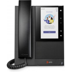 Poly CCX 505 - Para Equipas Microsoft - telefone VoIP - SIP, RTCP, RTP, SRTP, SDP 82Z79AA