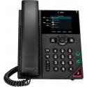 Poly VVX 250 - Telefone VoIP - tridirecional capacidade de chamada - SIP, RTP, SRTP, SDP - 4 linhas - preto 89B62AAAC3