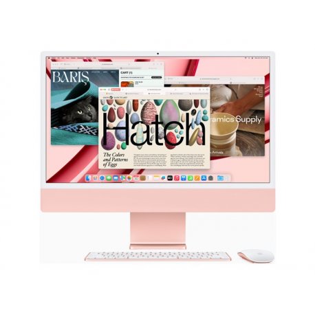 Apple iMac with 4.5K Retina display - All-in-one - M3 até - RAM 8 GB - SSD 256 GB - M3 8-core GPU - IEEE 802.11ax (Wi-Fi 6E), B