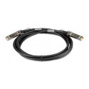 D-Link Direct Attach Cable - Cabo de empilhamento - SFP+ para SFP+ - 3 m - para DGS 3630, DMS 3130, DXS 1100, 1210, 3400, 3600,